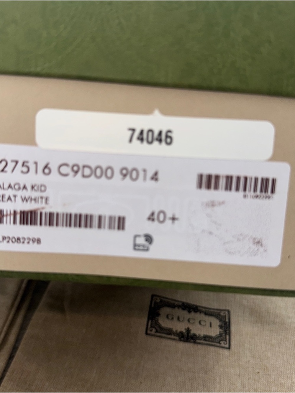 Gucci Ivory Peep-Toe Ankle-Strap Heels with Gold Medallion - Picture 8 of 10